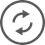 Arrows going in a circle icon