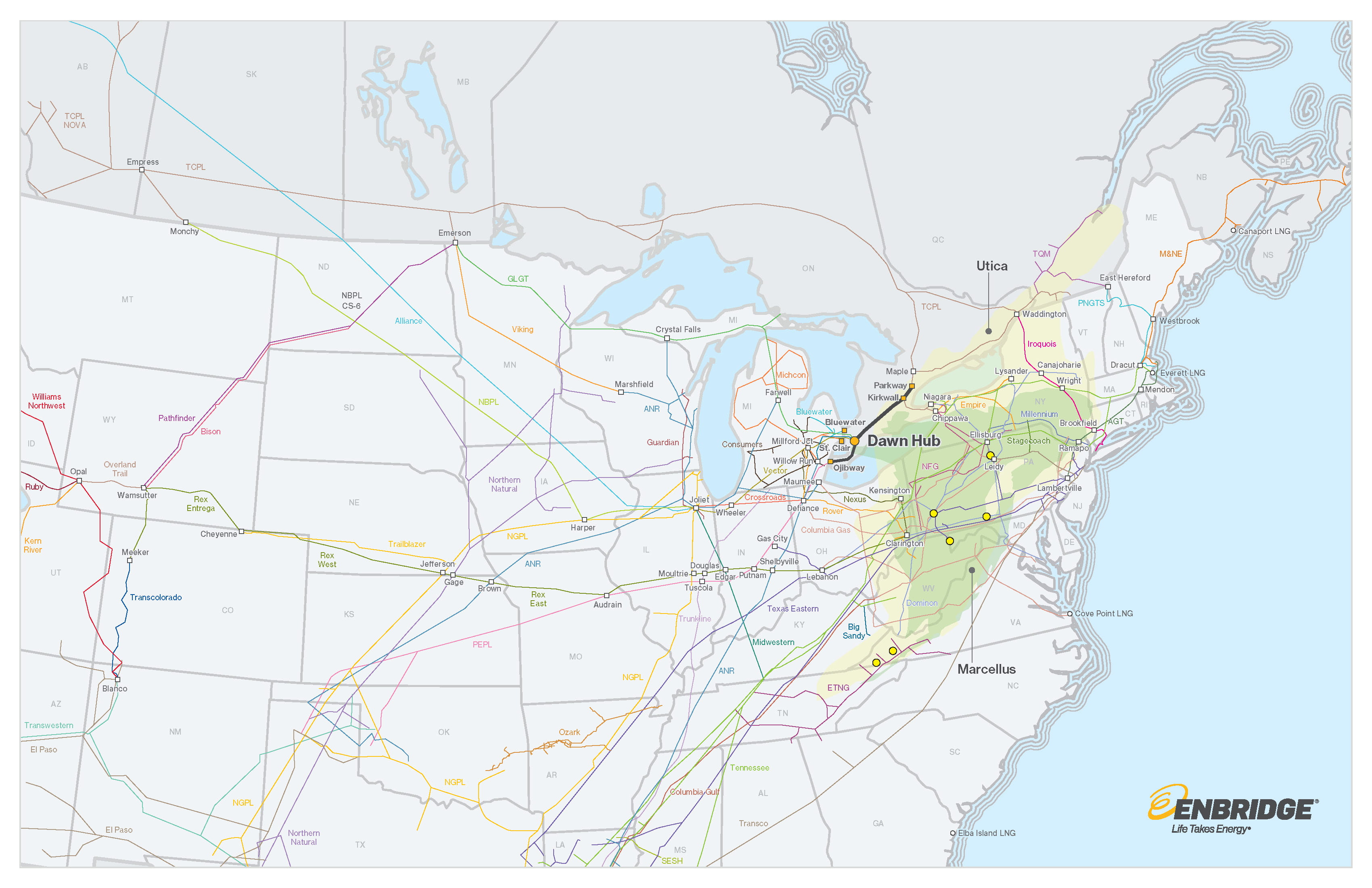 Service Area & Pipeline Maps | Enbridge Gas