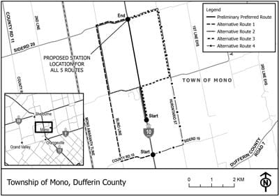 Dundalk Reinforcement Project Map