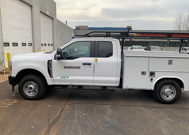 Enbridge Gas Work Truck