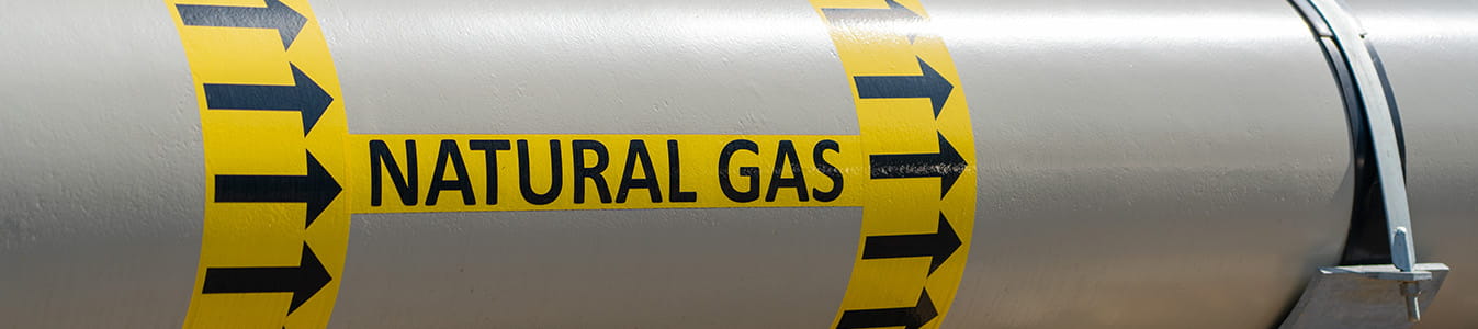 Natural gas pipe